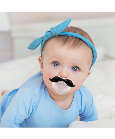 Jomewory Funny Schnuller-Bart | Silicone Pacifier Design for Kids | Ideal Baby Toy Gift for Boys & Girls - Buy Online on SooperMarket.com