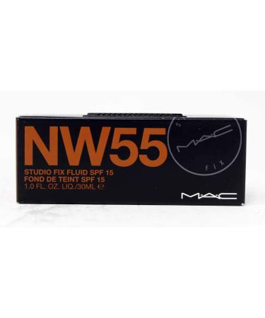 Mac Studio Fix Fluid Spf 15 Foundation Nw55 30ml/1 Oz NW55 1 Ounce (Pack of 1)