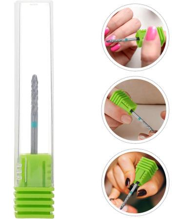 Baluue Nail Drill Bits Tungsten Steel Manicure Drill Bit Electric Pedicure Manicure Grinding Nail Art Tools for Manicure Pedicure Home Salon Green - Buy Online on SooperMarket.com