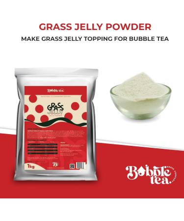 1kg Grass Jelly Powder - Vegetarian - Great as a Bubble Tea Topping - Buy Online on SooperMarket.com