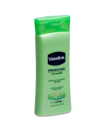 Vaseline Non Greasy Intensive Care Body Lotion Aloe Soothe - 6 Travel Packs - 3.4 Fl.Oz - Flight Friendly Size - Buy Online on SooperMarket.com