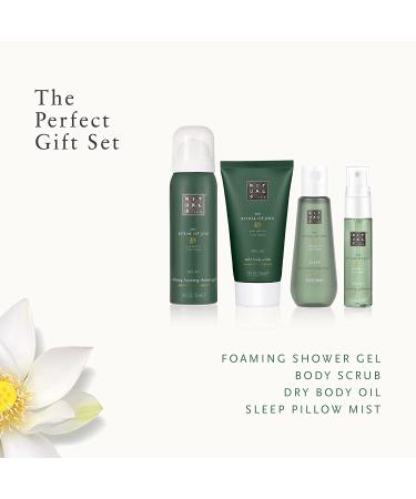RITUALS Jing Calming Gift Set - Foaming Shower Gel, Body Scrub, Dry Body Oil & Sleep Mist - Sacred Lotus & Jujube | Small - Buy Online on SooperMarket.com