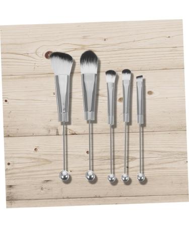 Gogogmee 2 Sets Metal Handle Makeup Brush Brow Brush Eye Shadow Eyeshadow Brush Make up Oblique Head Beaded - Buy Online on SooperMarket.com