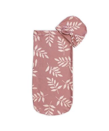 iFCOW Newborn Baby Sleeping Bag 2pcs Baby Sleeping Bag with Hat Infant Newborn Wrap Swaddle Sack Medium Red