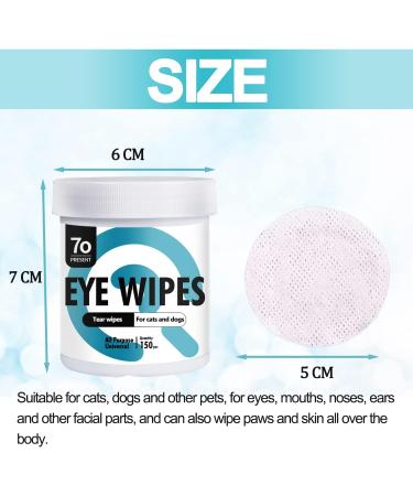 Darkhaden Pet Care Wipes - 150 Hypoallergenic Wet Wipes for Dogs & Cats - Natural Aloe Vera Cleaning Towels for Ears Paws & Eyes - Buy Online on SooperMarket.com