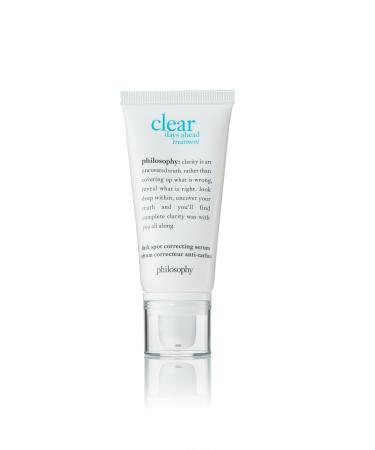 philosophy clear days ahead dark spot correcting facial serum - reduce the appearance of dark spots pores uneven tone discoloration and rough texture - 1 fl oz.