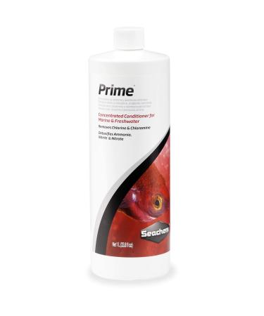 Seachem Prime Concentrated Conditioner 1000 ml 1 l (Pack of 1) Single