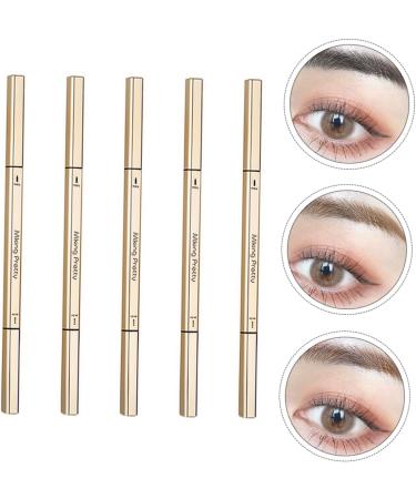Beavorty 5pcs Double Ended Eyebrow Pencil Waterproof Eyebrow Pen Double- Head Eyebrow Pens Makeup Tools - Buy Online on SooperMarket.com