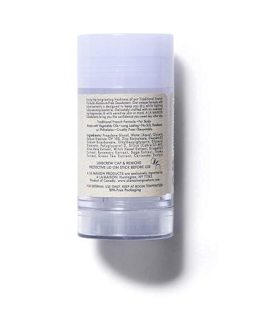 Natural Unscented Deodorant - A La Maison de Provence, Aluminum-Free, Long Lasting, Paraben & Sulfate-Free (2.4 oz) - Buy Online on SooperMarket.com