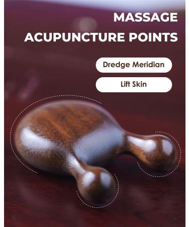 Buy Gua Sha Massager - Natural Sandalwood Wooden Tool for Face Body & Neck | Muscle Relaxation & Anti-Wrinkle Benefits | International Shipping Available - Buy Online on SooperMarket.com