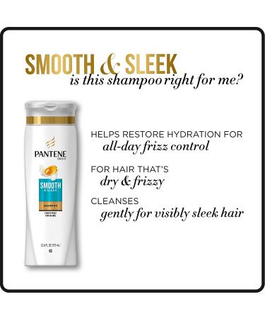 Pantene Pro-V Smooth & Sleek 2in1 Shampoo and Conditioner with Argan Oil - 12.6 oz (2 Pack) - Buy Online on SooperMarket.com