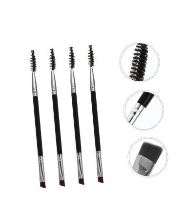 Didiseaon 18 Pcs Angled Makeup Brush Set - Pro Eyebrow Mascara & Eye Grooming Tools - Double Sided Brushes for Flawless Makeup Application - Buy Online on SooperMarket.com