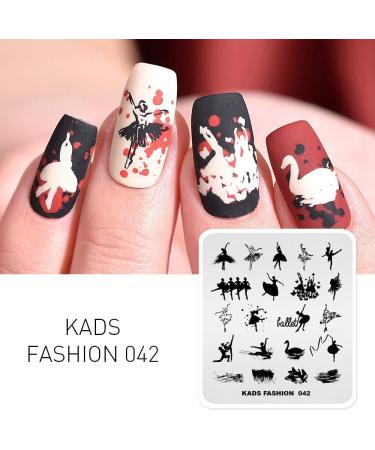 Buy Chinese Style Geometry Ballet Swan Nail Art Stencils - Manicure Design Templates for Perfect Prints - Buy Online on SooperMarket.com