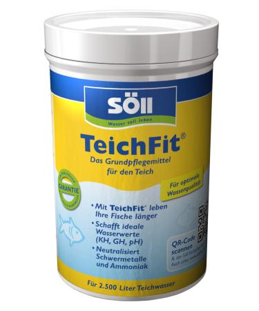 S ll 81785 Teichfit basic care products for the pond 250 g - all year round applicable water supply stabilizer for pond water in the garden pond fish pond koiteich swimming pond 250 g single