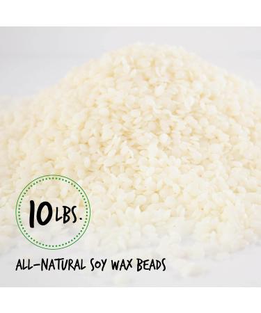 American Soy Organics Millennium Wax - 10 lb Natural Soy Wax for Candle Making - Buy Online on SooperMarket.com
