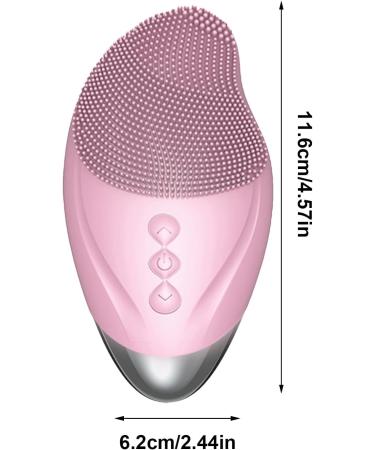 Maodom Face Cleansing Brush Soft Silicone Face Cleansing Brush | Vibrating Rechargeable Waterproof Skin Care Tool for Firming Enhances Product Absorption Pink (English) - Buy Online on SooperMarket.com