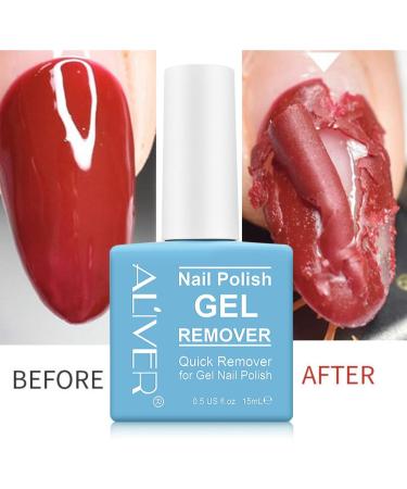 Nail Polish Gel Remover (2 Pack) - Quick & Easy Soak Off in 3-5 Minutes, Non-Irritating Formula, No Damage to Nails - Buy Online on SooperMarket.com