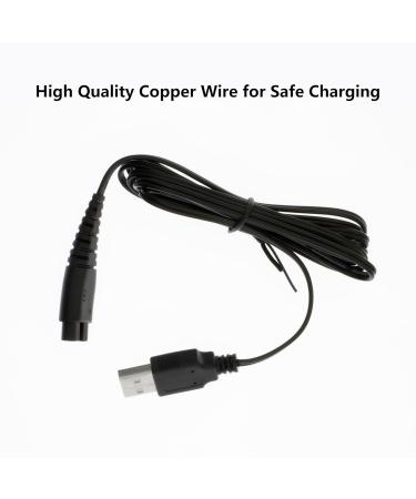 YiKaiEn USB Charger Cable for Hatteker Hair Trimmers - 5FT Power Cord Compatible with Models RFC-588 RFC-598 RFC-692 RFC-690 RSCX-7568 RFC-696 RSCX-9598 RFC-696B Electric Clippers - Buy Online on SooperMarket.com