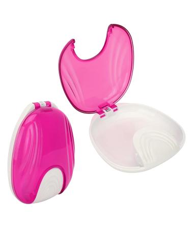 Retainer Box - Orthodontic Retainer Case with Ventilation Holes | Portable Storage for Oral Care - Violet - Buy Online on SooperMarket.com