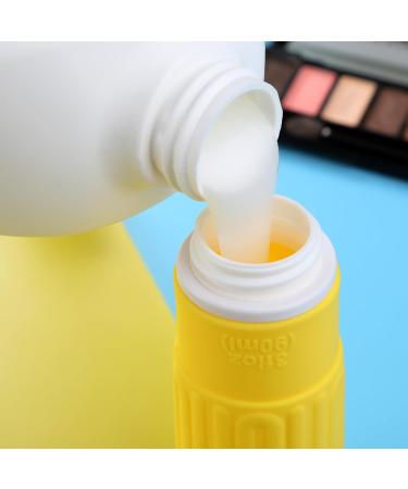 Travel Bottles for Toiletries - BPA Free Leak Proof Silicone TSA Approved 3oz - 4 Pack Travel Accessories for Shampoo & Soap - Buy Online on SooperMarket.com