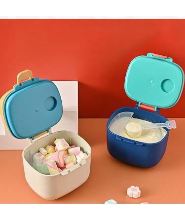 XiXiYang Baby Formula Powder Pots Mam Milk Powder Dispensers Pots Multifunction Milk Dispenser Pots Baby Container with Scoop Portable Milk Powder Storage Box for Travel Outdoor Feeding