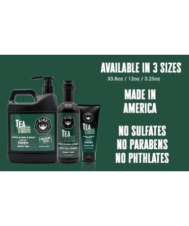 GIBS Grooming Tea Tree Shampoo 12 fl. oz. - Revitalize & Cleanse Hair Naturally - Buy Online on SooperMarket.com