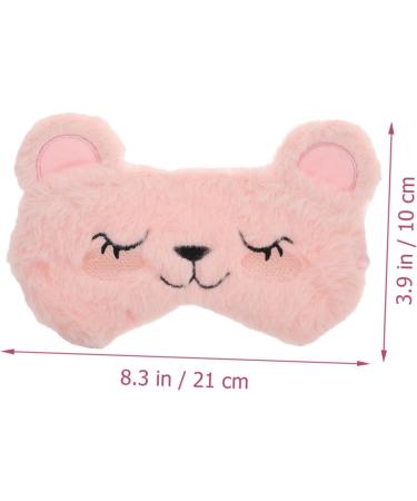 Buy 2pcs Panda Sleep Mask Set - Faux Fur Eye Masks for Men & Kids | Night Blindfolds & Plush Child Face Masks - Assorted Colors - Perfect for Sleep & Relaxation - Buy Online on SooperMarket.com