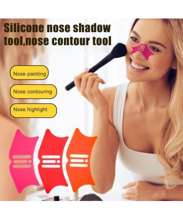 Eyeliner Stencils Wing Tips Face Make Up Stencils Nose Eyebrow Cheekbone Contour Stencils Reusable Makeup Eyelash Tool 1pcs Orange - Buy Online on SooperMarket.com