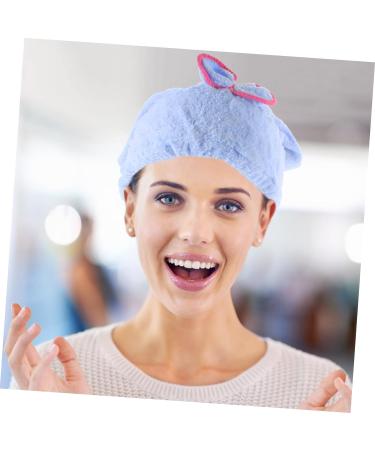 MAGICLULU 2pcs Elastic Shower Hair Ties Towel Shower Cap for Women Hair Drying Cap Shower Cap Hair Ties for Women Hair Bathing Cap Shower Cap for Hair Towel Take a Bath Child Dark Bluex2pcs mediumx2pcs - Buy Online on SooperMarket.com