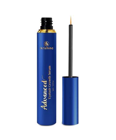 Arishine Advanced Eyebrow & Eyelash Growth Serum  Lash Serum to Grow Lashes  Eyelash Enhancer  Eyebrow Serum Rapid Growth  Thicker  Stronger  Healthier Lashes & Brows 5ml Blue