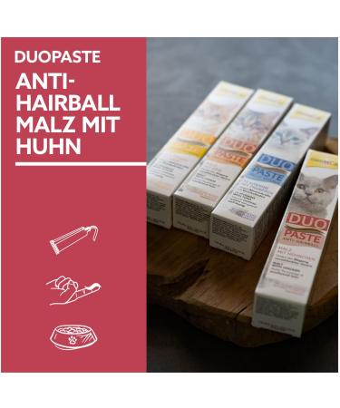 GimCat Duo Paste Anti-Hairball Malt & Chicken - 50g Cat Snack for Hairball Control | Shop Internationally - Buy Online on SooperMarket.com