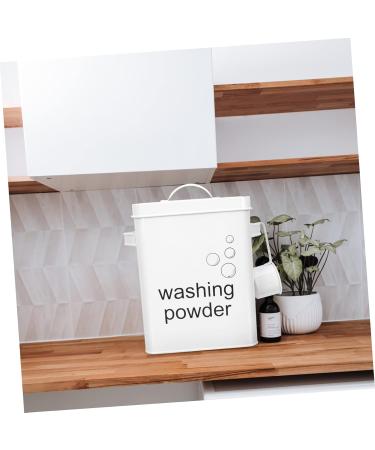 Healeved Washing Storage Bucket Toilet Lid Covers Laundry Bin Snack Containers Dispenser Wrought Iron - Buy Online on SooperMarket.com