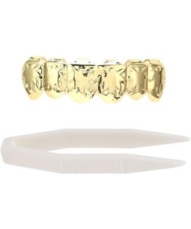 Halloween Hip Hop Teeth Hip Hop Tooth Brass Gold-plated Ion Plating for Outdoor Activities for Party for Home for Concert(gold) - Buy Online on SooperMarket.com