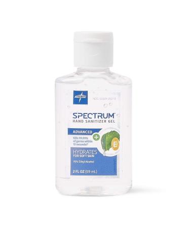Medline Spectrum Advanced Gel Hand Sanitizer With Aloe & Vitamin E 2 oz (1 count) 2oz 1 Count