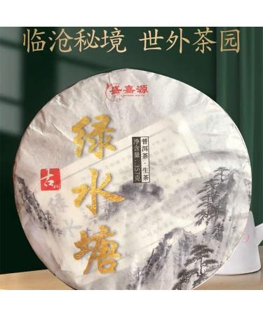 Pu-erh tea 2022 SHENG JIA YUAN green pond 357g Raw - Buy Online on SooperMarket.com