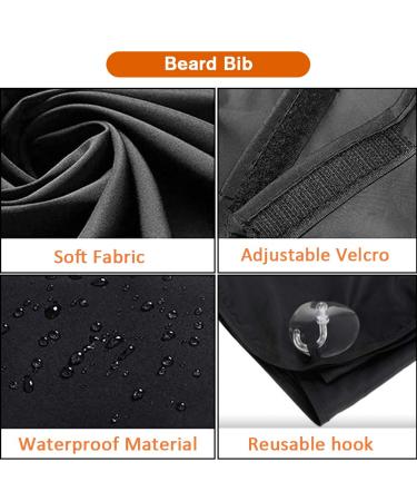 2Pcs Hair Cutting Cape and Beard Bib Set with 2 Suction Cups - For Adults/Kids, Haircut Cape and Beard Catcher Apron for Shaving and Trimming - Buy Online on SooperMarket.com