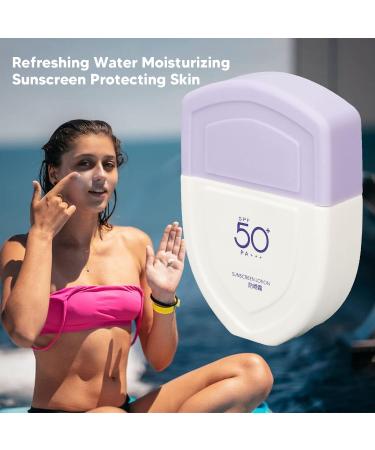 SPF 50 Facial Sunscreen Serum for Breakout Prone Sensitive Skin - Acne & Redness Relief - Buy Online on SooperMarket.com