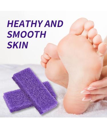 Disposable Pedicure Scrubber Callus Remover Pumice Stone - Purple Coarse, Pack of 40 (3.15x1.34x0.47 Inch) - Foot Care Essential - Buy Online on SooperMarket.com