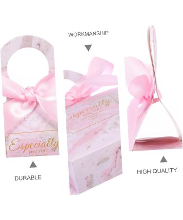 HOMSFOU 50 Sets Candy Box Wedding Party Favor Boxes Chritmas Candy Wedding Boxes Hawaiian Paper Favor Boxes Birthday Candy Bags Chrismas Candy Paper and Ribbon Chocolate Box Baby Gift Box 1 count (Pack of 1) Pink - Buy Online on SooperMarket.com