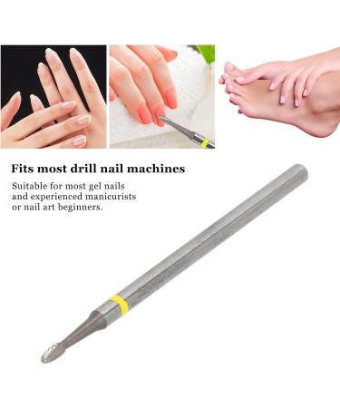 Pedicure Nail Drill Bit Tungsten Steel Nail Drill Bit for Removing Cuticles for Toenails - Buy Online on SooperMarket.com