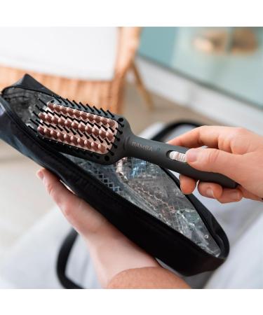Cecotec Travel Smooth Iron BAMBA InstantCare 400 Ceramic Travel Brush for Effortless Styling 190 C 360 Cable LED Display - Buy Online on SooperMarket.com