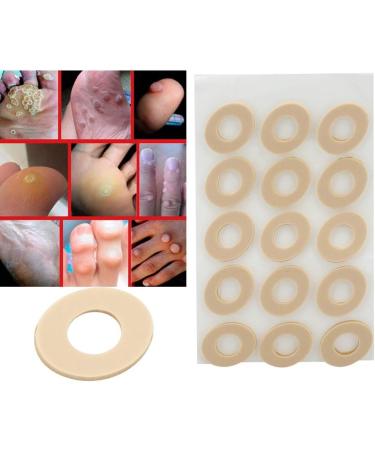 TEUOPIOE Corn Cushion Pads Self Stick Adhesive Foot Care Cushions Waterproof Corn Protectors for Feet Women Men(Grande ellisse) - Buy Online on SooperMarket.com