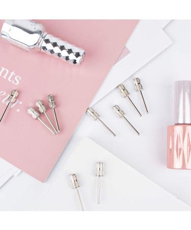 10-Piece Rolybag Nail Drill Bits Set for Electric File Sanders - 3/32 Inch Mandrels for Manicures, Pedicures, Home, Salon & Spa - Buy Online on SooperMarket.com