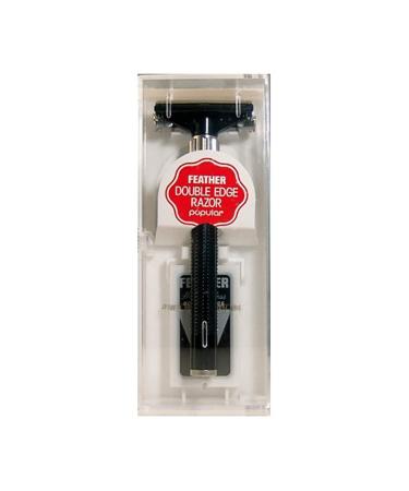 Feather Popular Double Edge Safety Razor - Premium Quality Shaving Tool - Buy Online on SooperMarket.com