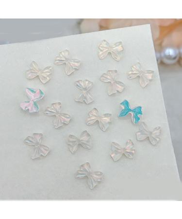 Simple Bowknot 3D Resin Ribbon Bows Manicures Accessories Supplies Resin Bows Decorations - Buy Online on SooperMarket.com
