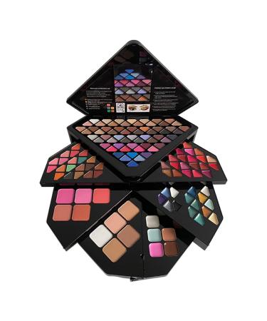 VERONNI All-in-One Makeup Kit for Women - 130 Color Palette Set Includes Eyeshadow Lip Gloss Concealer Highlighter & More - Perfect Makeup Gift Kit - Buy Online on SooperMarket.com