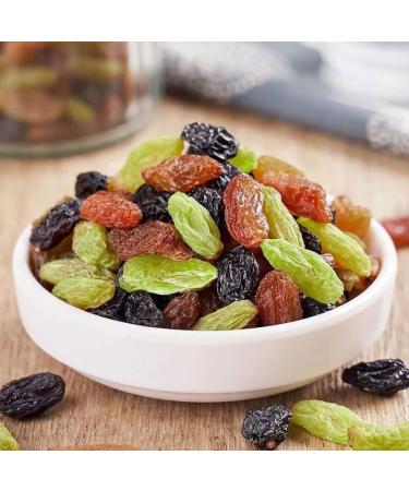 Golden Raisins Big fruit green grapes seedless Tri colored raisins500g No Added Sugar Vegan  - Buy Online on SooperMarket.com