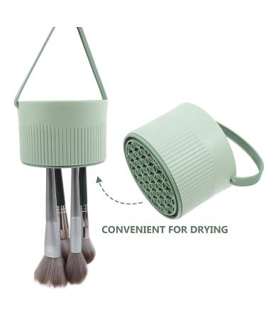 NOLITOY 3-in-1 Makeup Brush Cleaner Mat & Bowl | Silicone Tool for Easy Cleaning Organizing & Drying Cosmetic Brushes - Buy Online on SooperMarket.com