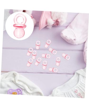 100 Pieces Baby Pacifiers - Blue/Shiny Baby Shower Toys | DIY Accessories & Acrylic Chupones - Pack of 1 - Buy Online on SooperMarket.com