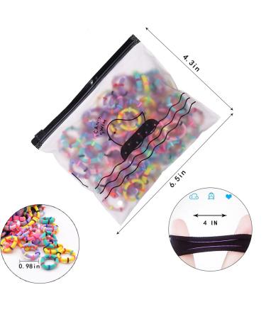 100PCS Baby Hair Ties - Soft Cotton Multicolor Hair Bands for Girls | Elastic Scrunchies for Ponytails - Bamboo Knot Design - Buy Online on SooperMarket.com
